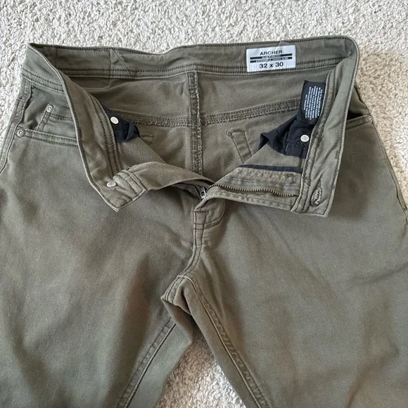 Buffalo David Bitton Archer Men's Olive Pants - Picture 3 of 7